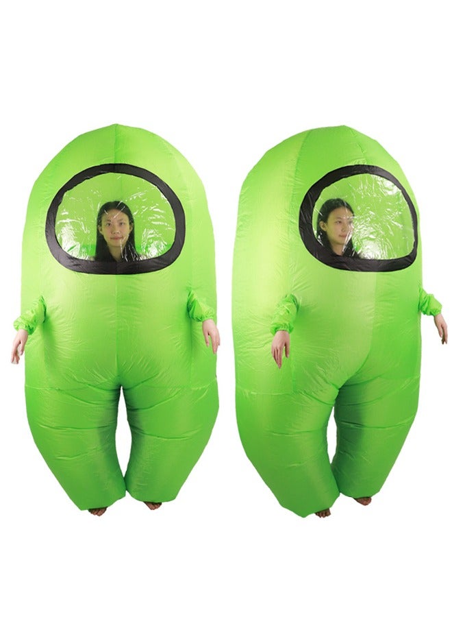 Inflatable Kids Costume Green 120-150cm Height - Image 3