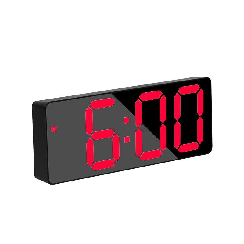 Creative Mirror Alarm Clock Multifunctional Led Clock Cosmetic Mirror Alarm Clock Battery Plug-In Dual-Purpose Alarm Clock 0711-0712 - Image 1