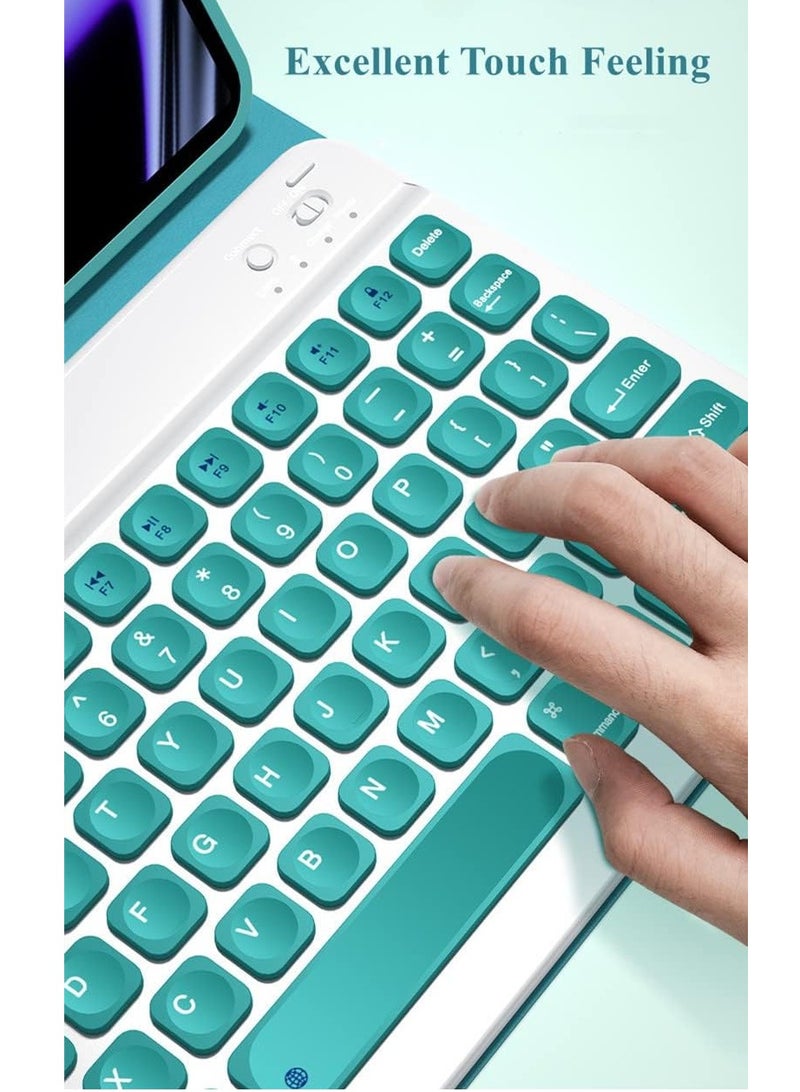 ELTRAZONE ELTERAZONE Keyboard Case for iPad 10.2" 9th 8th 7th Generation, Magnetically Wireless Keyboard with Pencil Holder for 10.2 Inch iPad 9/iPad8/iPad7/iPad Air 10.5"(3rd Gen)/iPad Pro 10.5 inch,Balck - Image 5