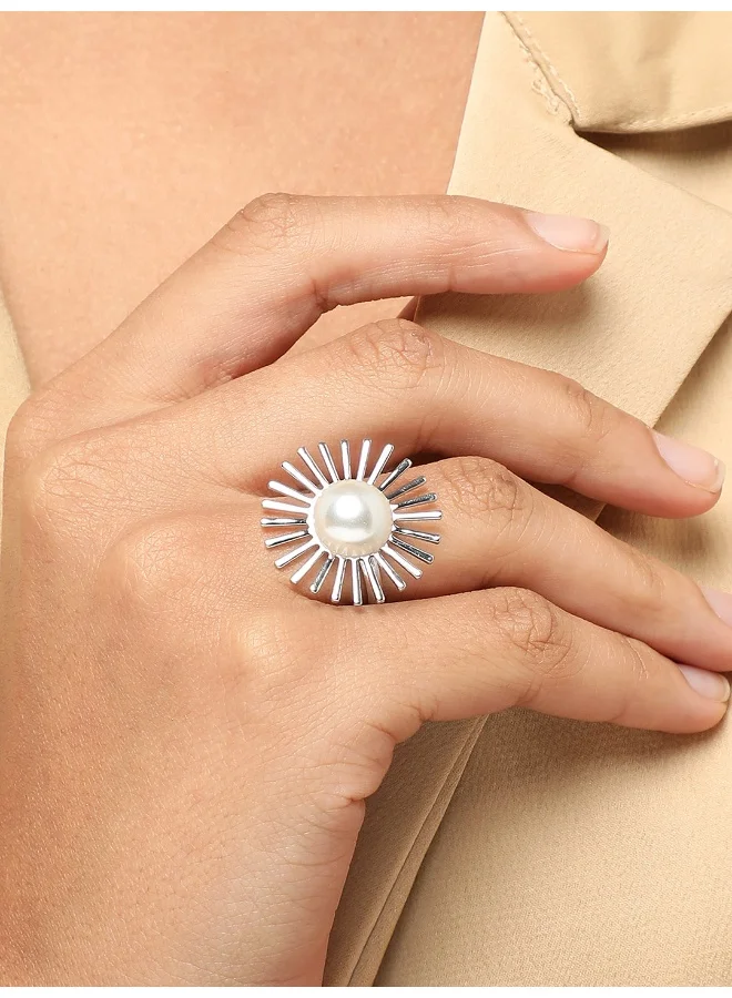 SOHI Party Artificial Cocktail Ring Jewellery