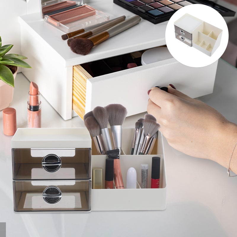 Desk Organizer Makeup Storage Box Drawer Design Storage Holder Desk Stationery Organizer - Image 1