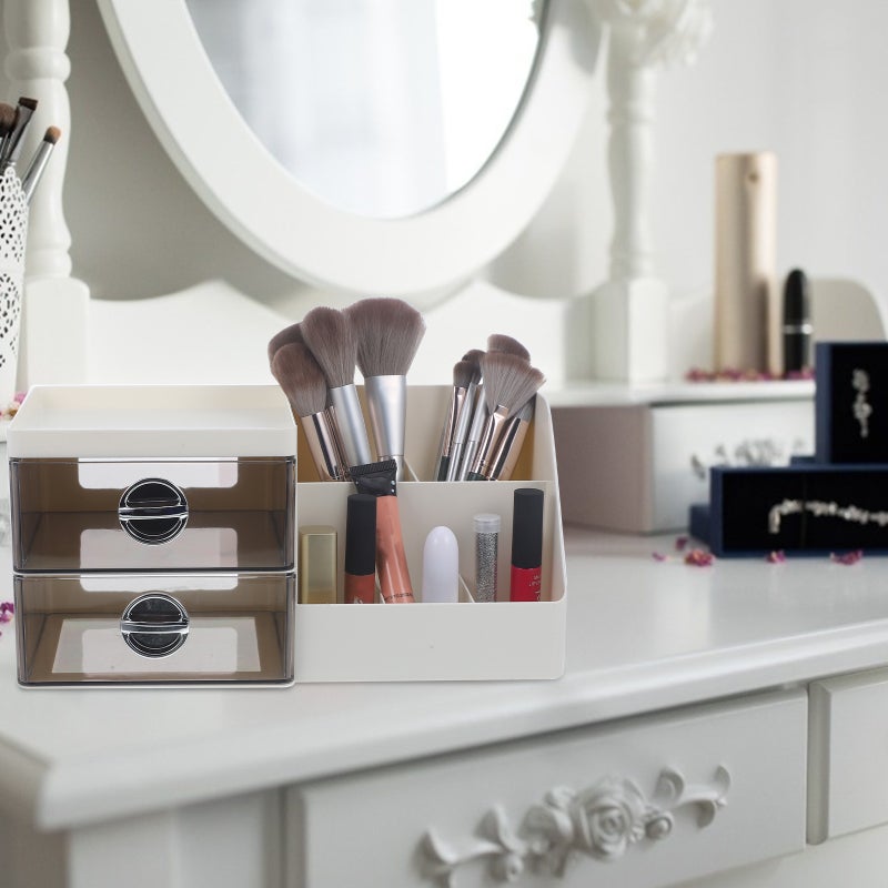 Desk Organizer Makeup Storage Box Drawer Design Storage Holder Desk Stationery Organizer - Image 3