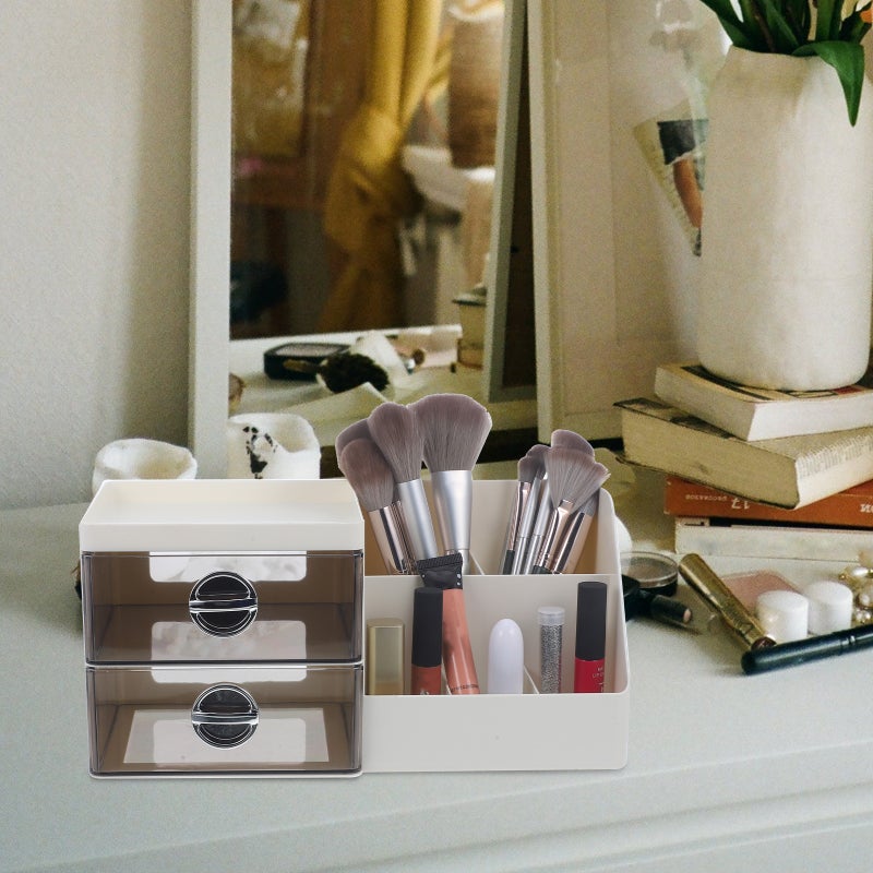 Desk Organizer Makeup Storage Box Drawer Design Storage Holder Desk Stationery Organizer - Image 4