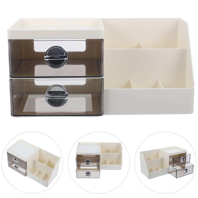 Desk Organizer Makeup Storage Box Drawer Design Storage Holder Desk Stationery Organizer - Image 2