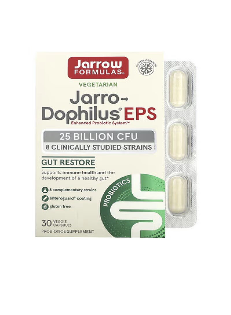 جارو فورملاز خميه وعشرون مليار Jarro-Dophilus EPS ثلاثون 30 كبسوله نباتيه