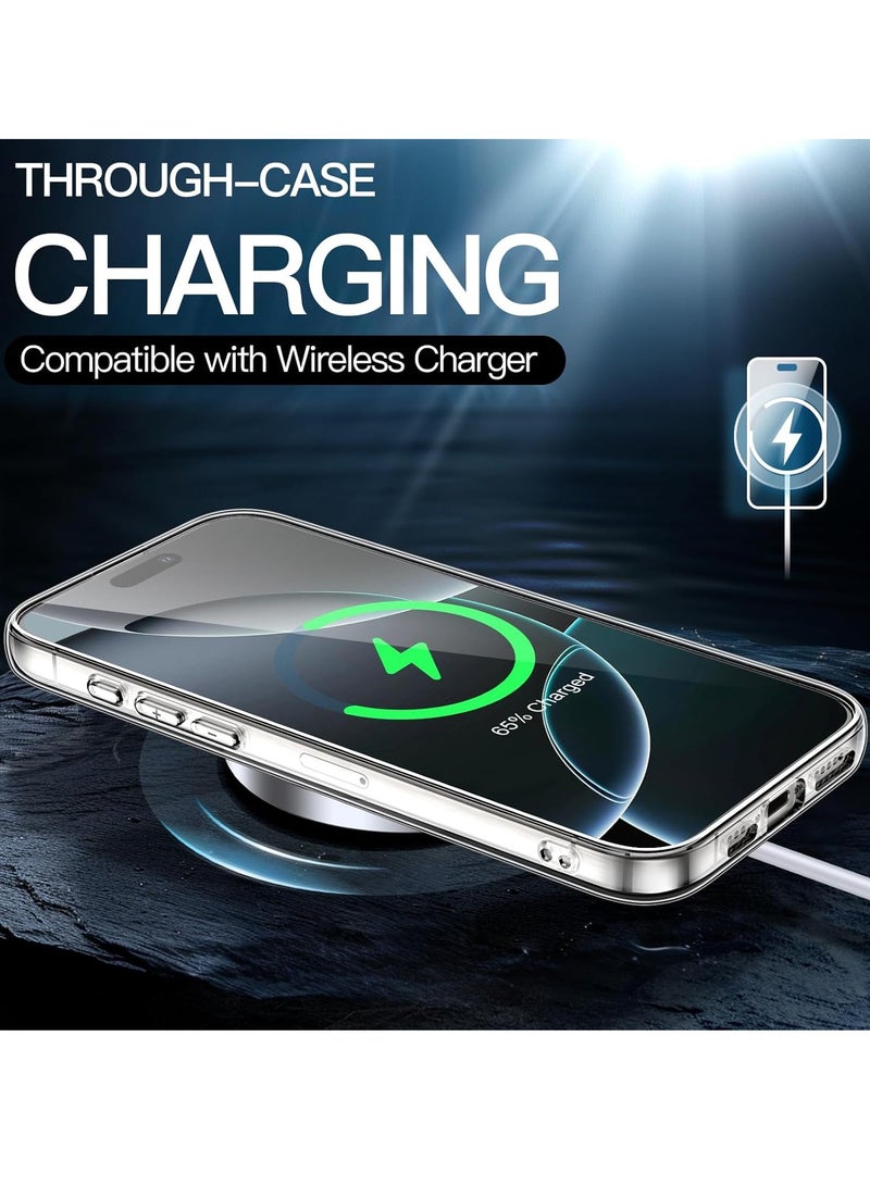 BORTONY iPhone 16 Pro Max Case Cover 6.9 Inch Non-Yellowing Shockproof Phone Bumper Cover Anti-Scratch Clear Protective Case for iPhone 16 Pro Max - Image 4