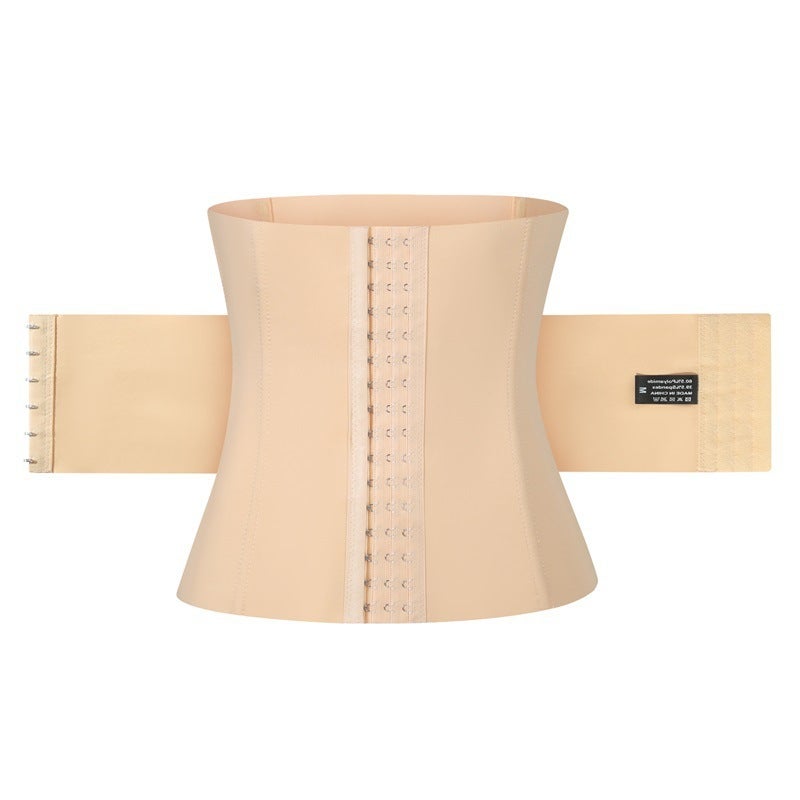 Double Reinforcement Tummy Wrap Waist Trainer Shapewear with Adjustable Closure and Boning - Image 1