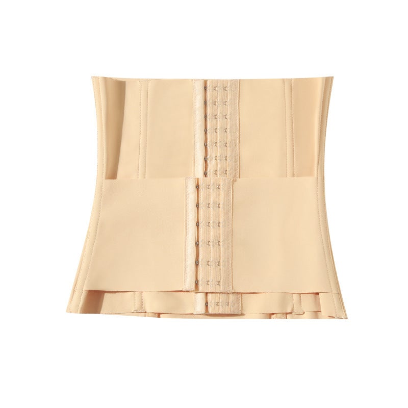 Double Reinforcement Tummy Wrap Waist Trainer Shapewear with Adjustable Closure and Boning - Image 3