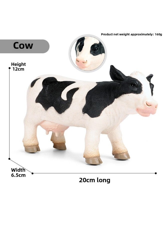 Animal Model Soft Glue Marine Life Simulation Soft Glue Dinosaur Toy Deng's Fish Sliding Toothosaurus Swollen Head Dragon Thick Nose Dragon-Color:X139 Soft Glue Filled Cotton Cow  - Image 1