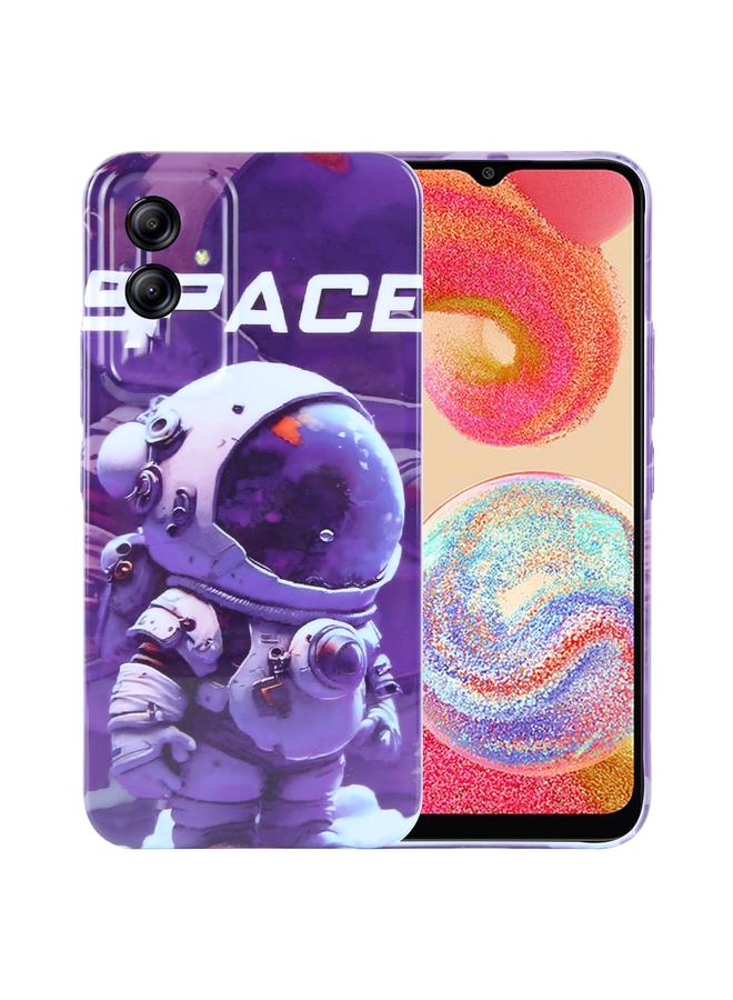 اس-توب جراب لهاتف Samsung Galaxy A04e بنمط مرسوم وثقوب دقيقة - Image 1