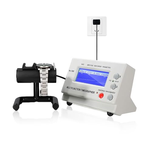 SWANSOFT Timegrapher No.1000, Multifunctional Watch Tester, Watch Timing Machine for Watchmaker, Calibration Tool for Mechanical Watches(White) - Image 1