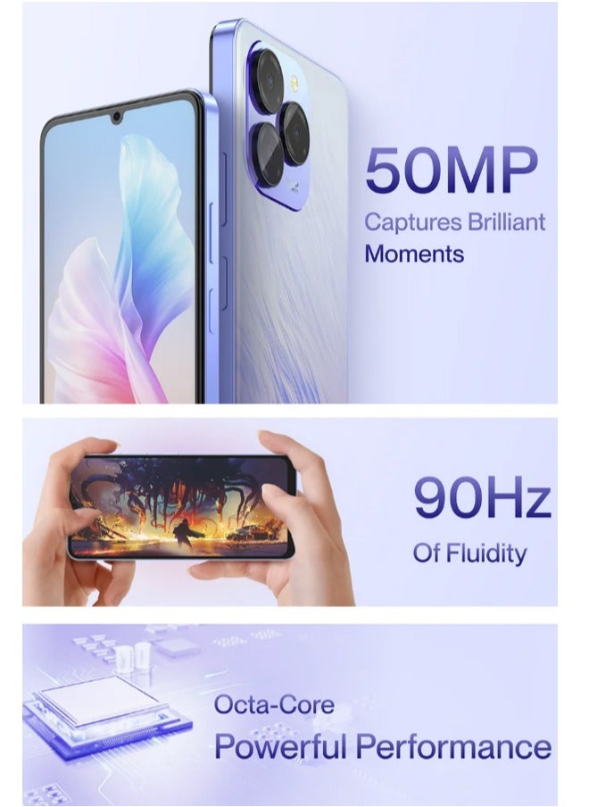 ميزو - Meizu Note 21 4G 8GB / 256GB الهاتف الذكي 6000mAh بطارية كبيرة 50MP ثلاث صور أبيض النسخة الدولية - Image 1