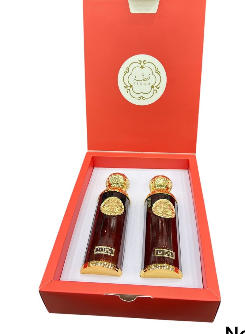 LALUNA Silver Perfume Set