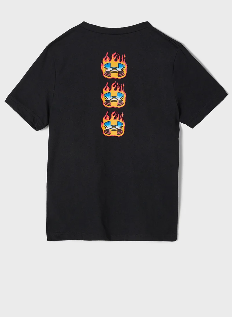 UNDER ARMOUR Flame Logo T-Shirt