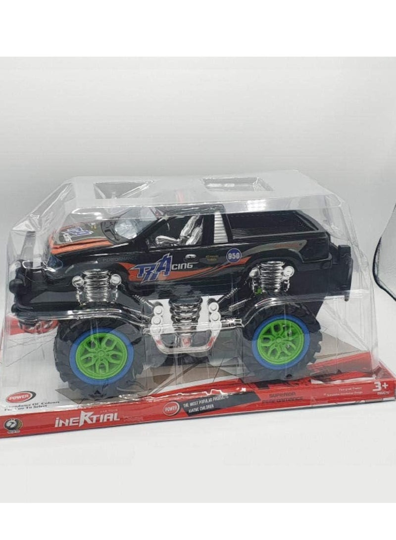 لعبة سيارة احتكاك كبيرة - لون أسود - Image 1