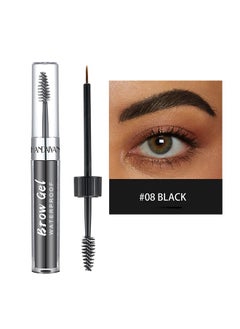 Julystar Eyebrow Gel Waterproof and Long Lasting Liquid Eyebrow Setting Gel Highly Pigmented Brows Styling with Brush (BLACK)  - Image 2