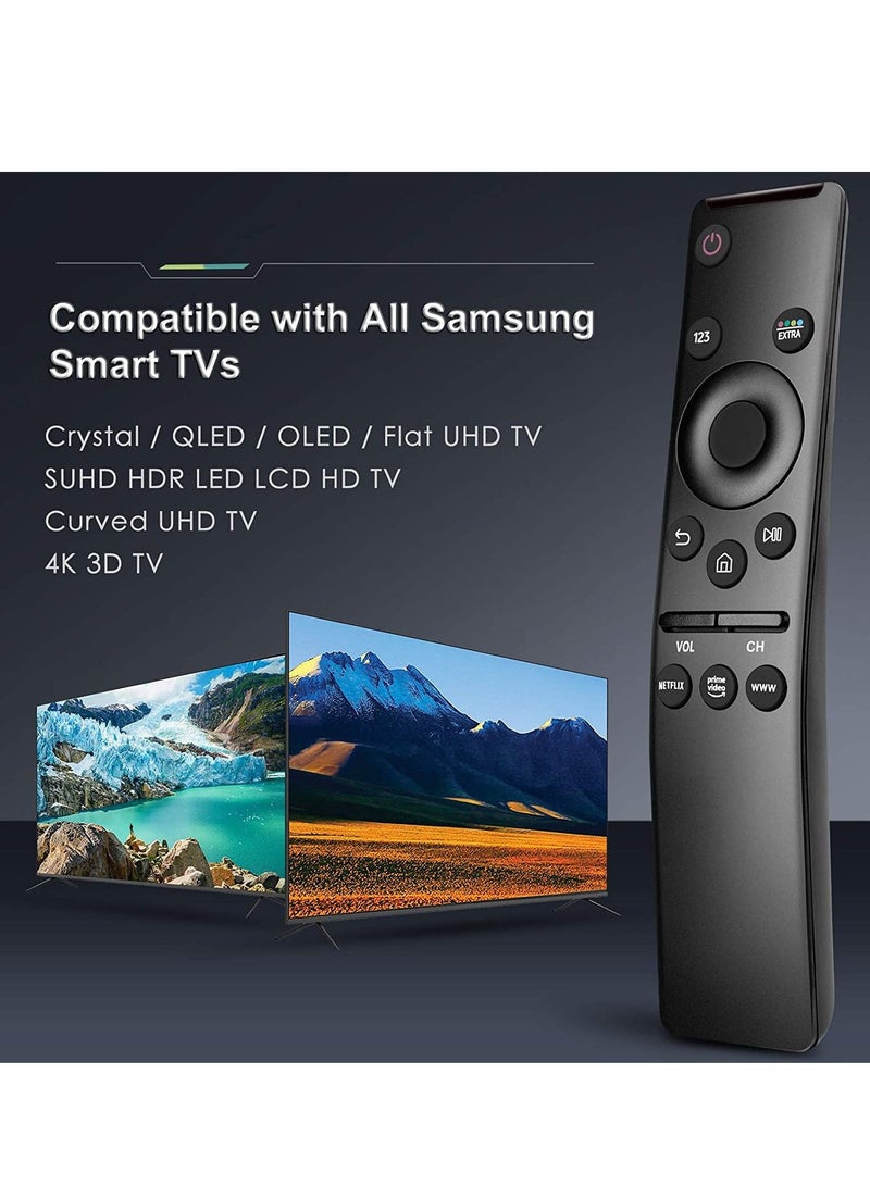 Universal Remote Control Compatible for All Samsung TV LED QLED UHD SUHD HDR LCD Frame Curved Solar HDTV 4K 8K 3D Smart TVs, with Buttons for Netflix, Prime Video, WWW - Image 2