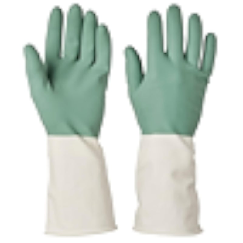 IKEA RINNIG cleaning gloves, green, M