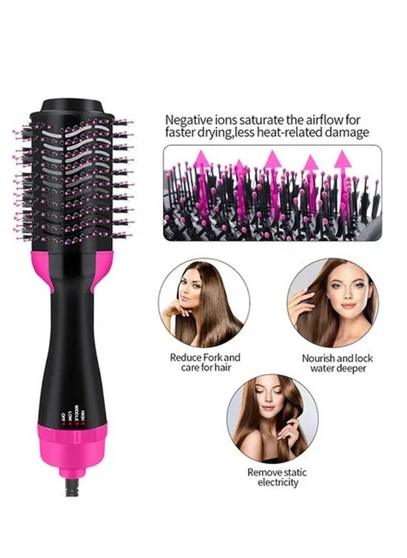 One Step - Electric Professional Hot Air Straight, Curling Hair Dryer Comb - Image 1