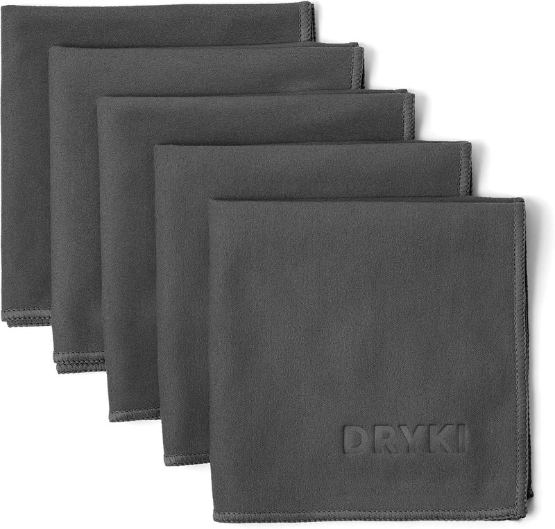 DRYKI مناشف مناديل ماصة للعرق - ألياف دقيقة رياضية لامتصاص العرق من اليدين والوجه والجسم - Image 1