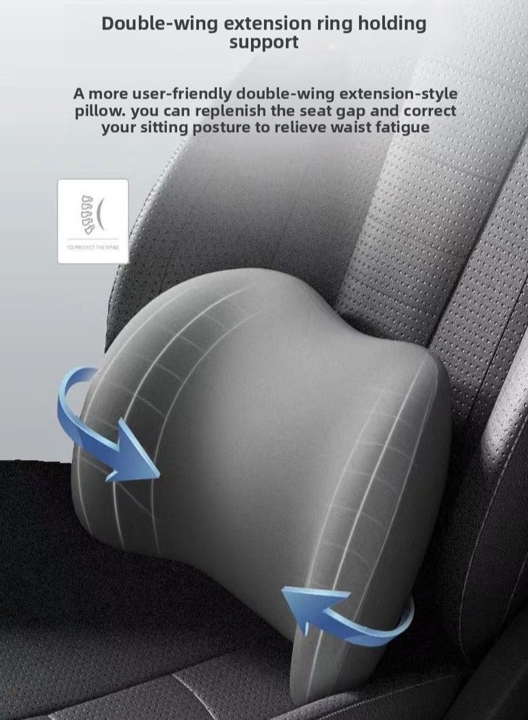 هايدو وسائد دعم أسفل الظهر ومسند رأس السيارة وسائد عنق السيارة وسادة أسفل الظهر وأطقم وسادة عنق السيارة رغوة الذاكرة وسائد المقاعد المريحة القابلة للضبط مع السيارة الداخلية - Image 3