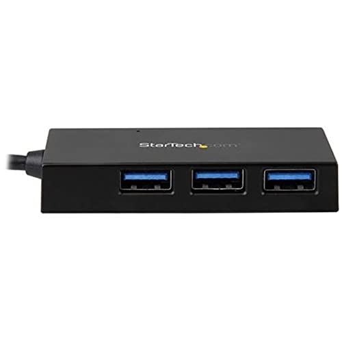 StarTech.com 4-Port USB 3.0 Hub - Powered USB 3.0 Hub - USB-C to 1x USB-C and 3X USB-A Adapter - USB 3.0 (5Gbps) - USB-C Port Expander, TAA (HB30C3A1CFB) - Image 3
