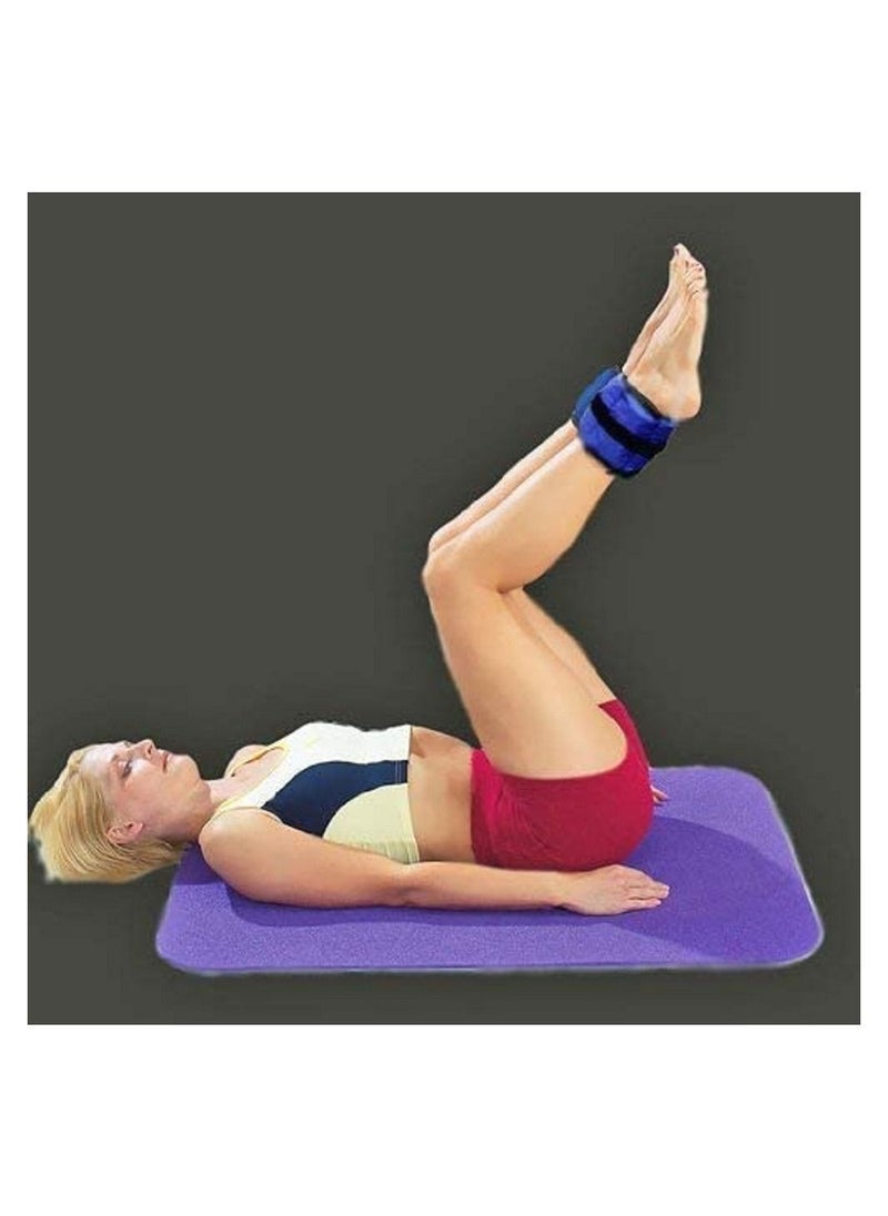 Generic - ANKLE WEIGHT 5KG, Weight Wrist for Men & Women | Adjustable Ankle/Wrist Weights Bands for Home, Gym | Strength Training Weights for Gym, Jogging, Pilates, Cardio, Aerobics - Image 1