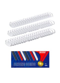 PARTNER Binding Accessories With 51mm Comb White  - Image 3