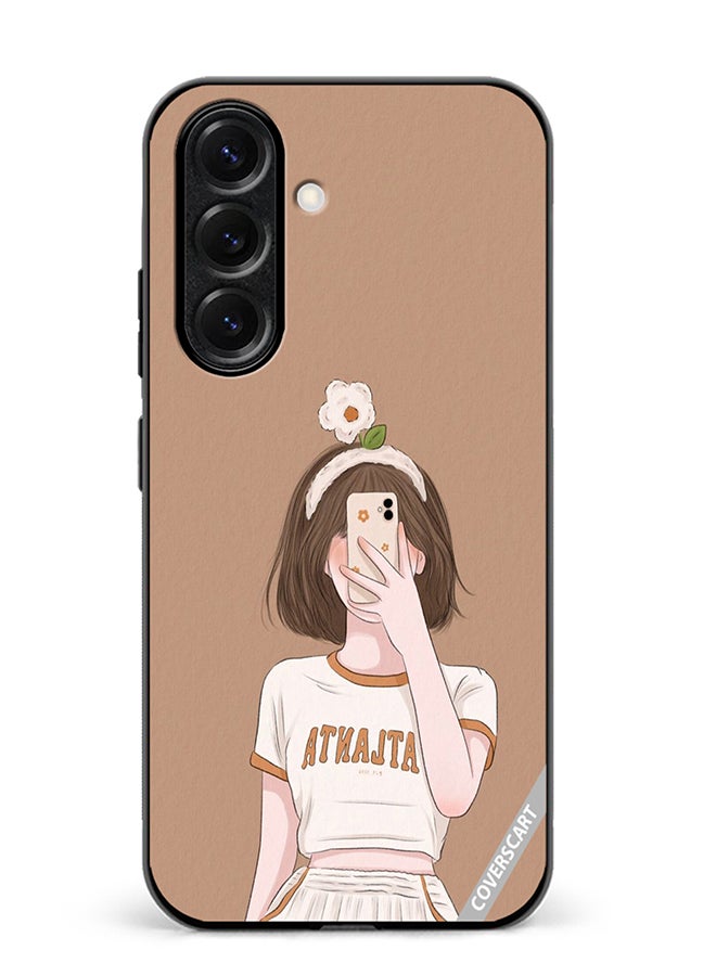 VR CREATIVE Protective Case Cover For Samsung Galaxy A56 Flower On Head Design Multicolour