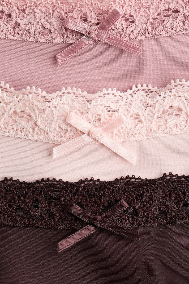 H&M 3-pack lace-trimmed thong briefs
