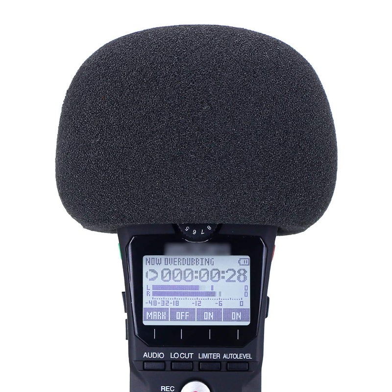 SUNMON Windscreen Foam for Zoom H1n & H1 Recorder, Windshield Pop Filter Fits Zoom H1n Handy Portable Recorder (2 PCS) - Image 3