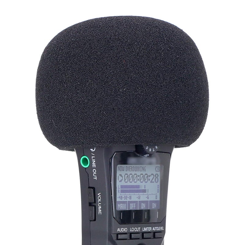 SUNMON Windscreen Foam for Zoom H1n & H1 Recorder, Windshield Pop Filter Fits Zoom H1n Handy Portable Recorder (2 PCS) - Image 4