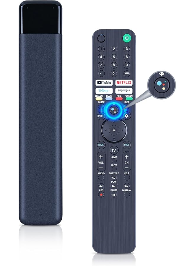 The Bros RMF-TX520U Voice Remote Control for Sony Bravia OLED LED 4K 8K UHD Smart Google TV, with YouTube, Netflix, Disney+, Prime Video Buttons - Image 1