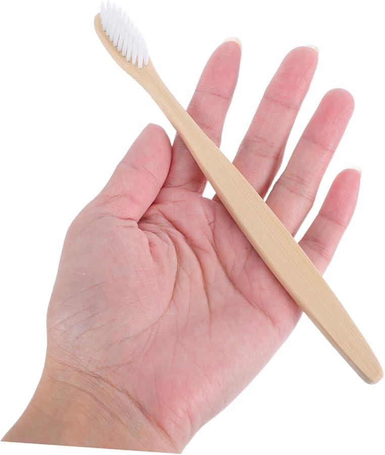 Biodegradable Toothbrush 24 Pack Soft Bristles Natural Bamboo Handle For Adults Travel - Image 5