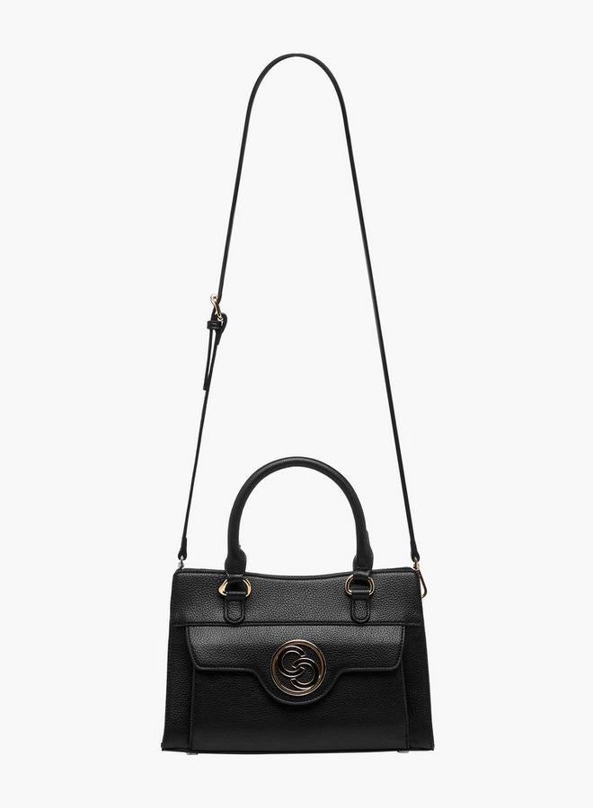 سيليست حقيبة يد كبيرة بحزام مزدوج وإغلاق بسحاب - Image 3