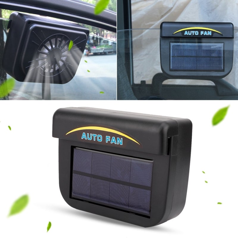 Solar Car Fan: Universal Fit, Cooling & Deodorization - Detoxifying Vehicle Ventilation Fan for All Car Models & Family Use - Image 4