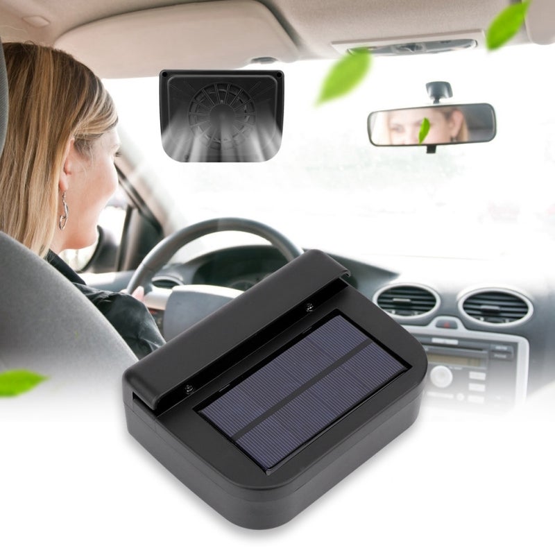 Solar Car Fan: Universal Fit, Cooling & Deodorization - Detoxifying Vehicle Ventilation Fan for All Car Models & Family Use - Image 5
