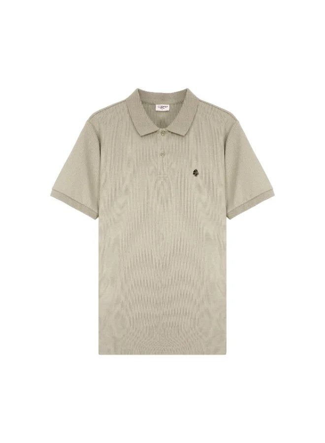 Cedro CEDRO MEN'S CASUAL REGULAR FIT LIGHT WEIGHT WRINKLE RESISTANT ANTI-BACTERIAL STRETCHABLE DURABLE POLO T-SHIRT