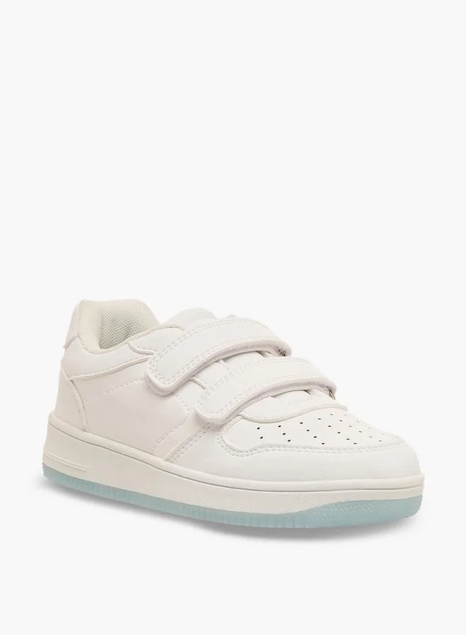 Juniors Boys Hook & Loop Ankle School Sneakers