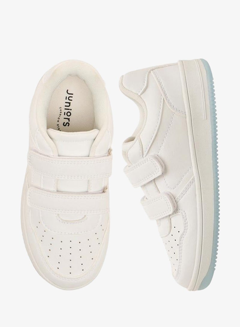 JUNIORS Boys Hook & Loop Ankle School Sneakers - Image 3