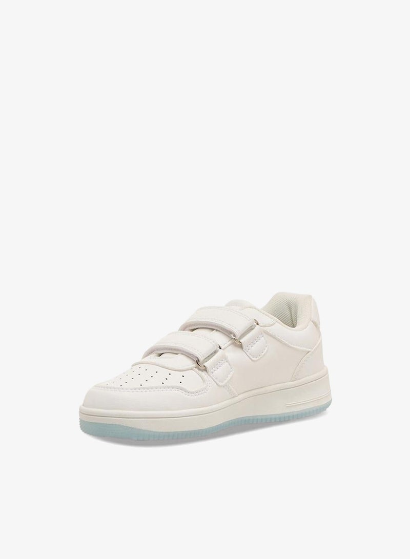 JUNIORS Boys Hook & Loop Ankle School Sneakers - Image 4