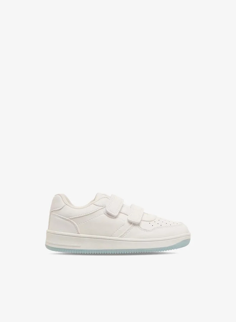 جونيورز Boys Hook & Loop Ankle School Sneakers