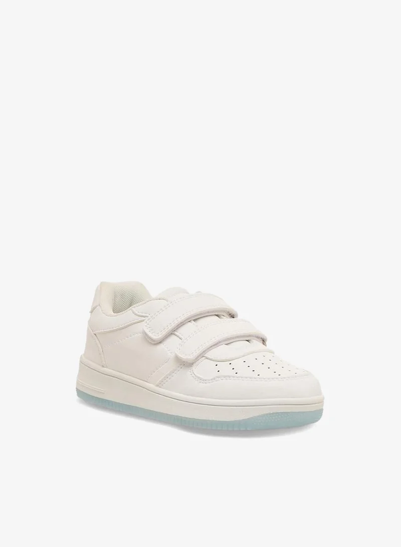 جونيورز Boys Hook & Loop Ankle School Sneakers