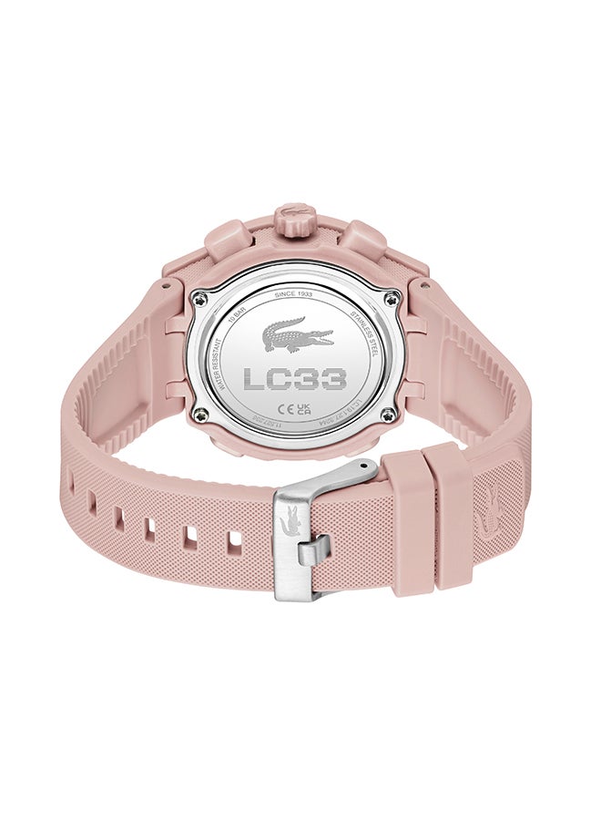 LACOSTE ROUND ANALOG WOMEN'S BLUSH SUNRAY CASE WATCH - 2001429 - Image 3