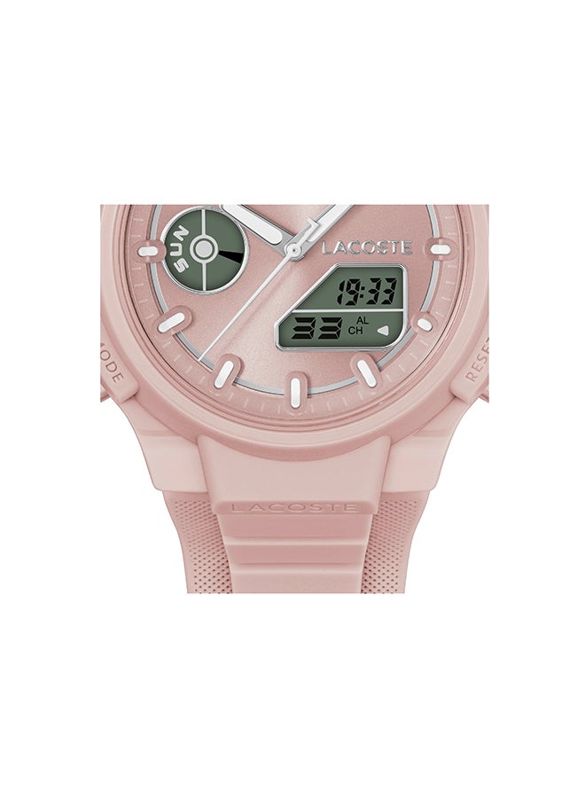 LACOSTE ROUND ANALOG WOMEN'S BLUSH SUNRAY CASE WATCH - 2001429 - Image 5