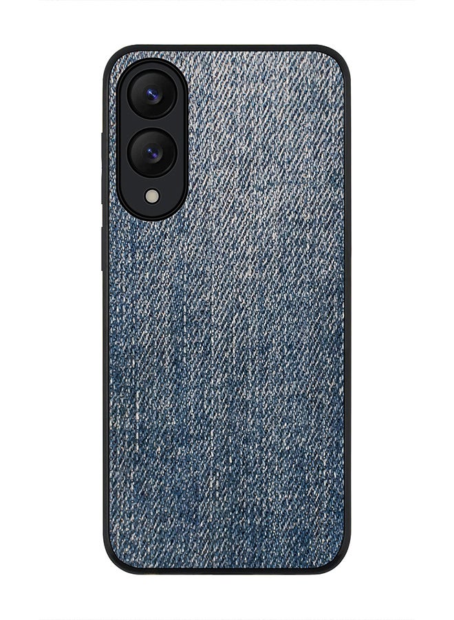 Stylizedd For Samsung Galaxy S25 Edge Case,Slim fit Camera Protection, Shockproof Thin Phone cover  - Dark Denim Print