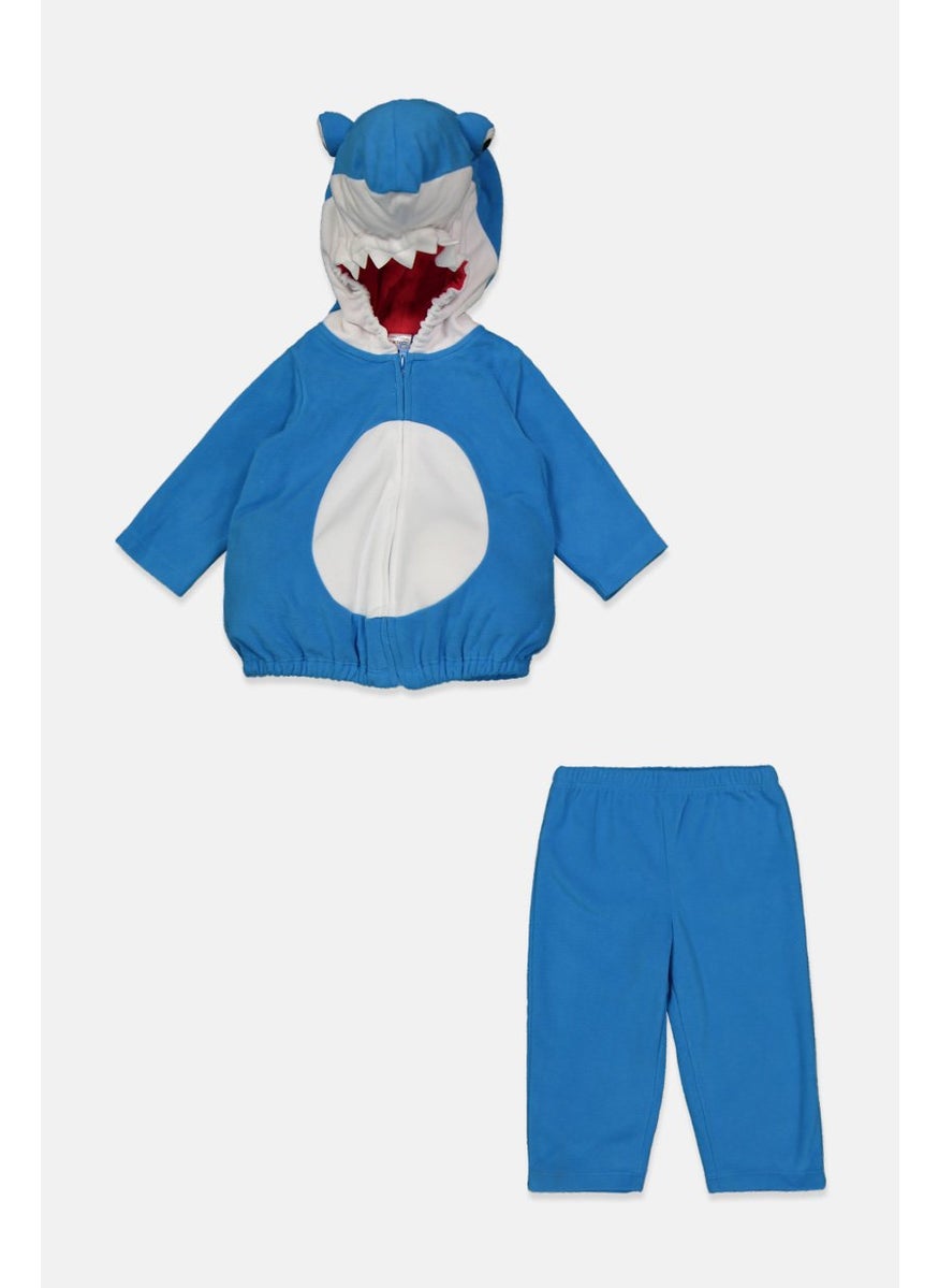 carter's - Toddlers Boy 2 Pc Baby Shark Halloween Costume Set, Blue - Image 1