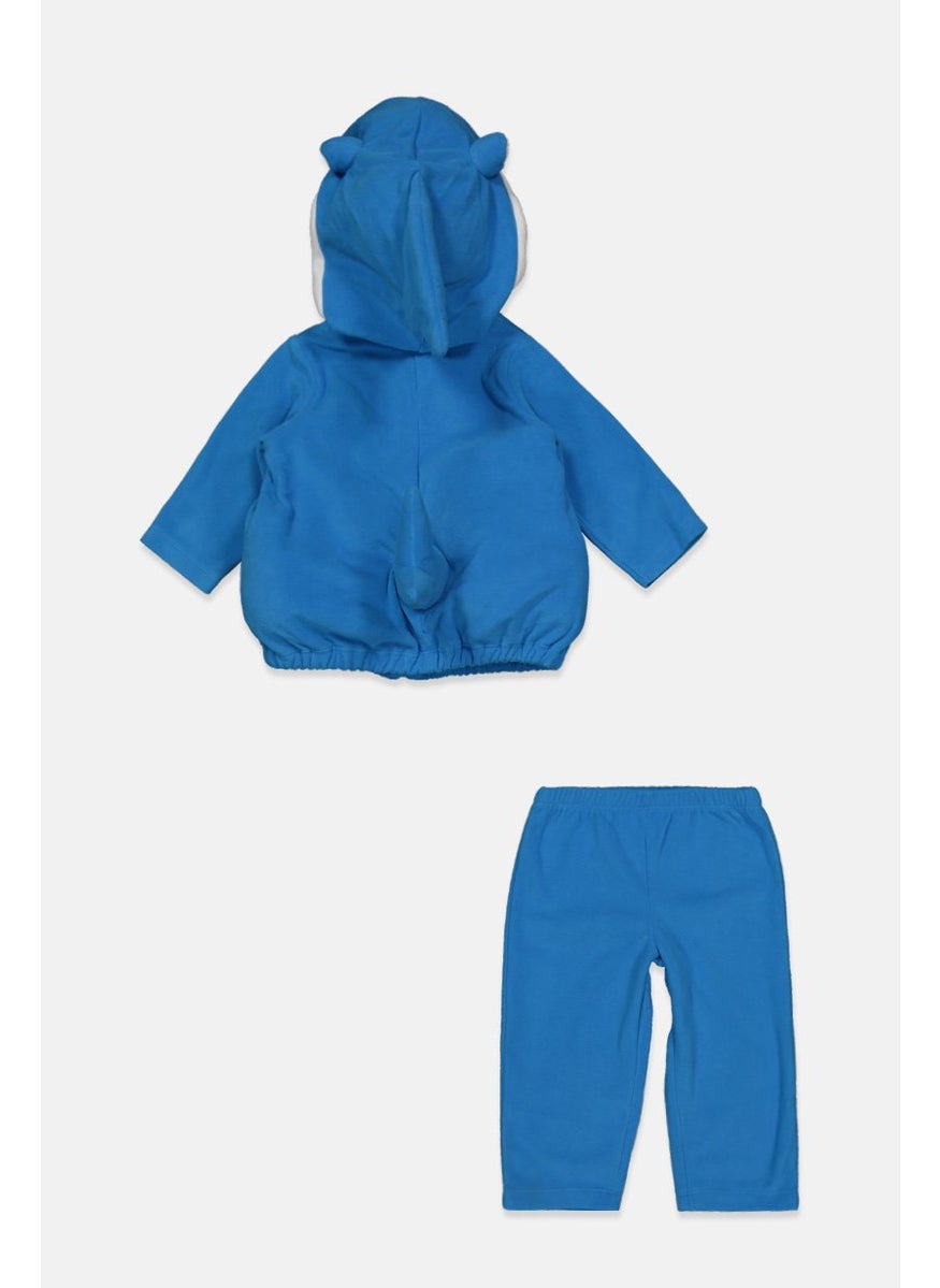 carter's - Toddlers Boy 2 Pc Baby Shark Halloween Costume Set, Blue - Image 1
