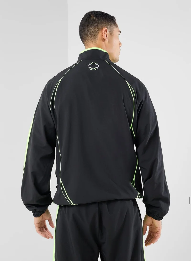 Adidas TEAMGEIST TT Black Originals Men TRACK TOPS