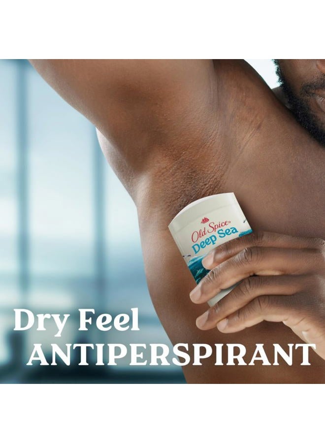 Old Spice مضاد التعرق ومزيل العرق للرجال، عطر أعماق البحر مع عناصر المحيط، 2.6 أونصة - Image 3